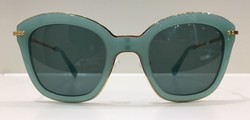 Lunettes de soleil Moncler 546 Vert d'eau